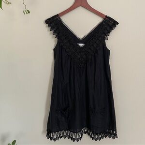 Y2K Black Babydoll Dress